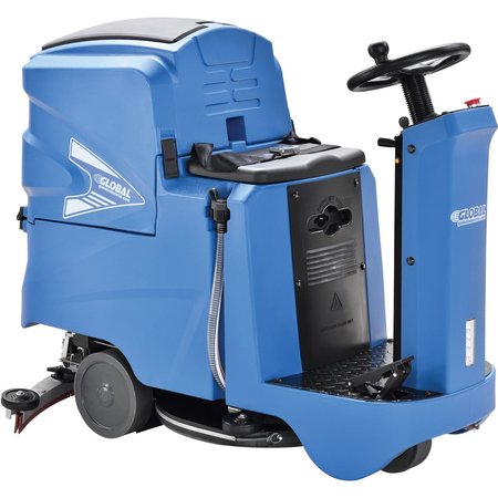 GLOBAL INDUSTRIAL Automatic Ride-On Floor Scrubber with 22 Cleaning Path 641407